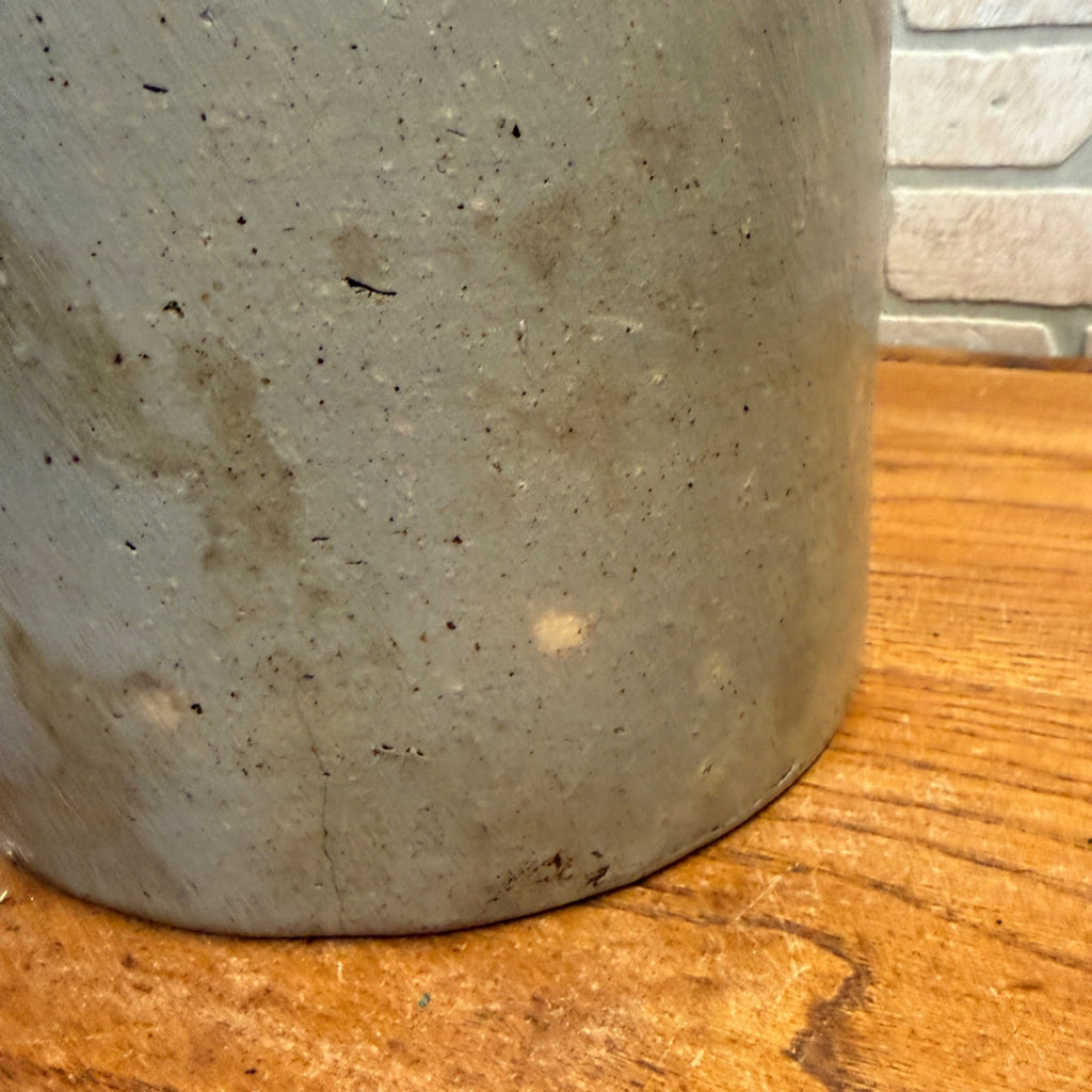 Antique 3 Gallon Stoneware Gunther Sheboygan Crock Hairlines