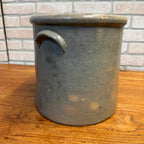 Antique 3 Gallon Stoneware Gunther Sheboygan Crock Hairlines