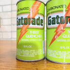 Vintage Gatorade Sports Drink Pull Tab Straight Soda Cans Lot (3)