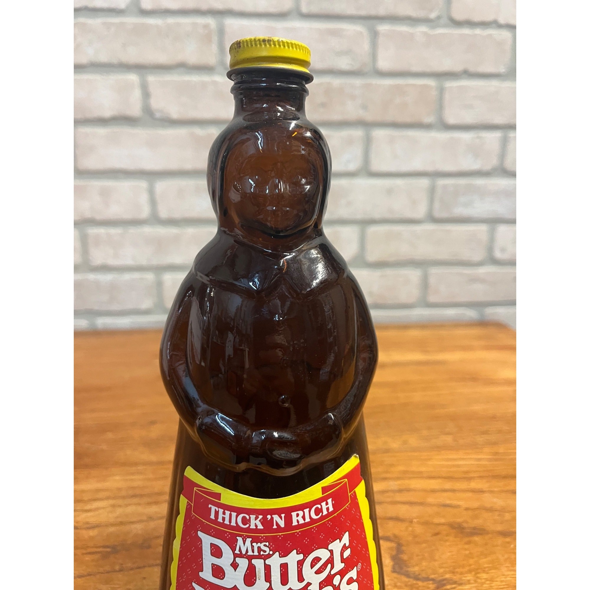 Mrs Butterworth's Syrup Bottle Mid Century Kitchen Decor  36oz
