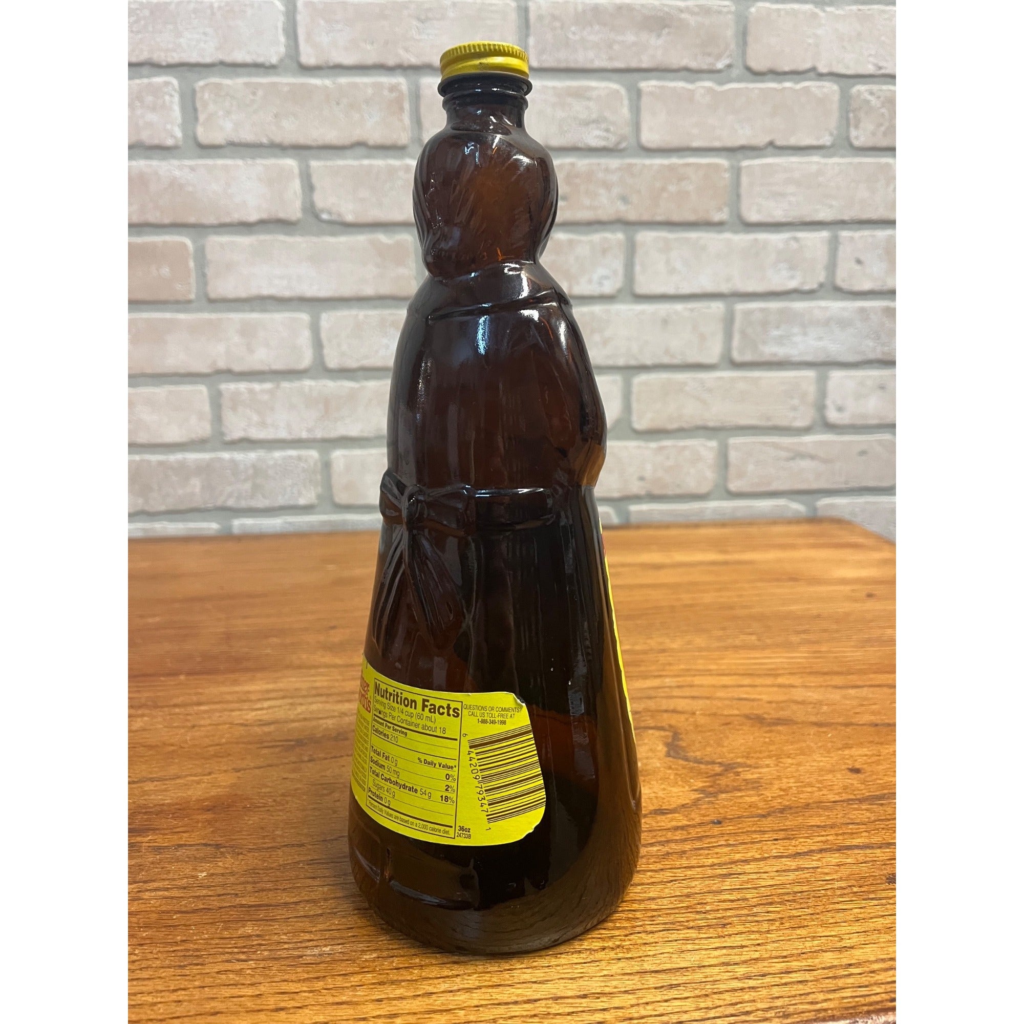 Mrs Butterworth's Syrup Bottle Mid Century Kitchen Decor  36oz