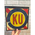 Vintage British Auto Garage Club Display Sign Panel KU Automobilia Advertising