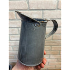 Antique Primitive Grey Graniteware Enamelware Medium Measure Farmhouse Kitchen Decor