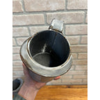 Antique Primitive Grey Graniteware Enamelware Medium Measure Farmhouse Kitchen Decor