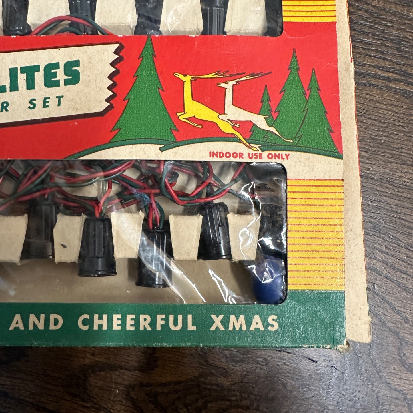 VTG Set Of Festival Lites 15 Streamer Set Christmas Lights. C-9. In & Outdoor