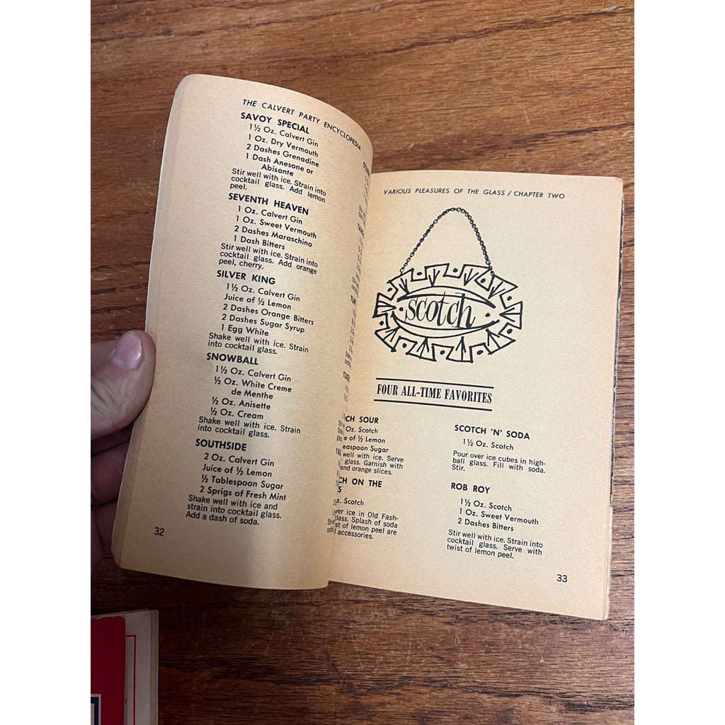 Vintage Professional Mixing Guide Angostura-Wuppermann Calvert Party Encyclopedia