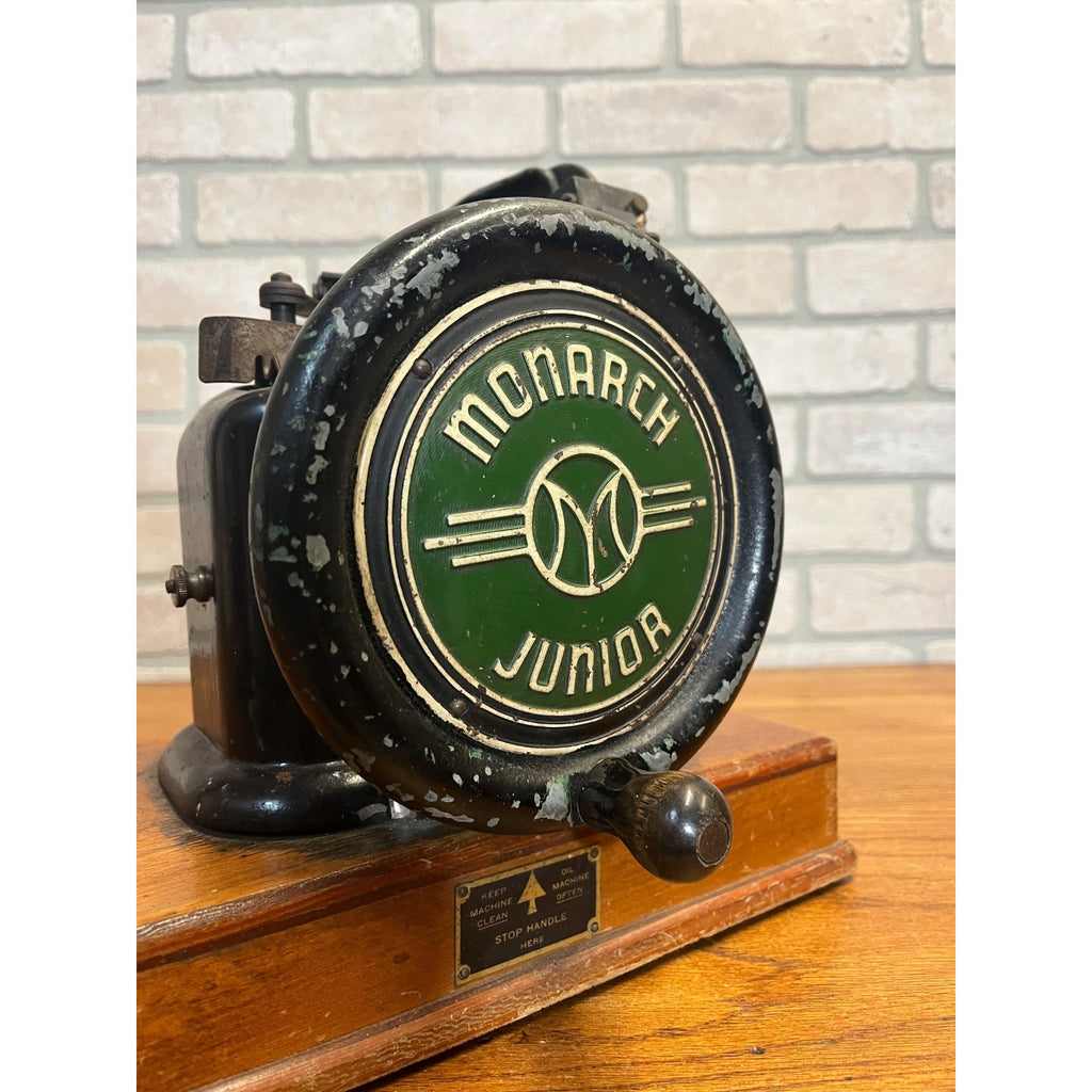 Vintage Monarch Marking System Junior Monarch Ticket Pricing Machine w/ Stamps Steampunk 1920s