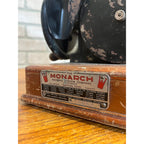 Vintage Monarch Marking System Junior Monarch Ticket Pricing Machine w/ Stamps Steampunk 1920s