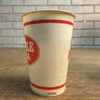 Vintage Double Cola 7-1/4 oz Double Nothing Paper Wax Promotional Soda Cup