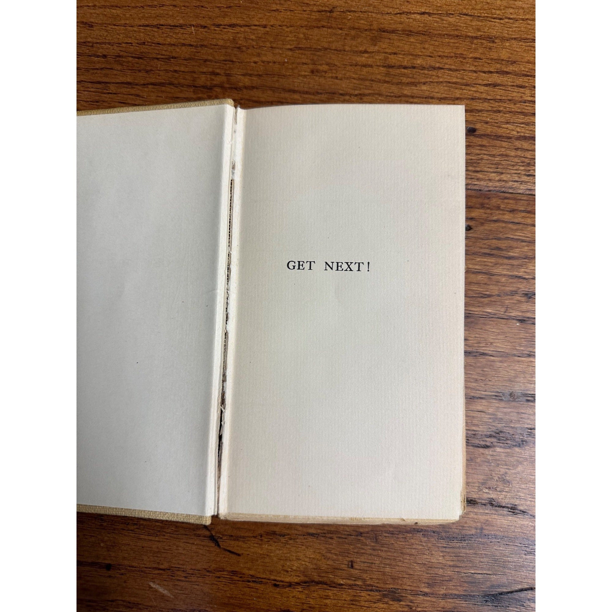 RARE Vintage Hugh McHugh Hardcover Books 1904-05 Get Next & I'm From Missouri