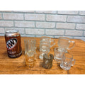 Vintage Childs Miniature Glass Mugs Set of 8