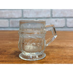 Vintage Childs Miniature Glass Mugs Set of 8