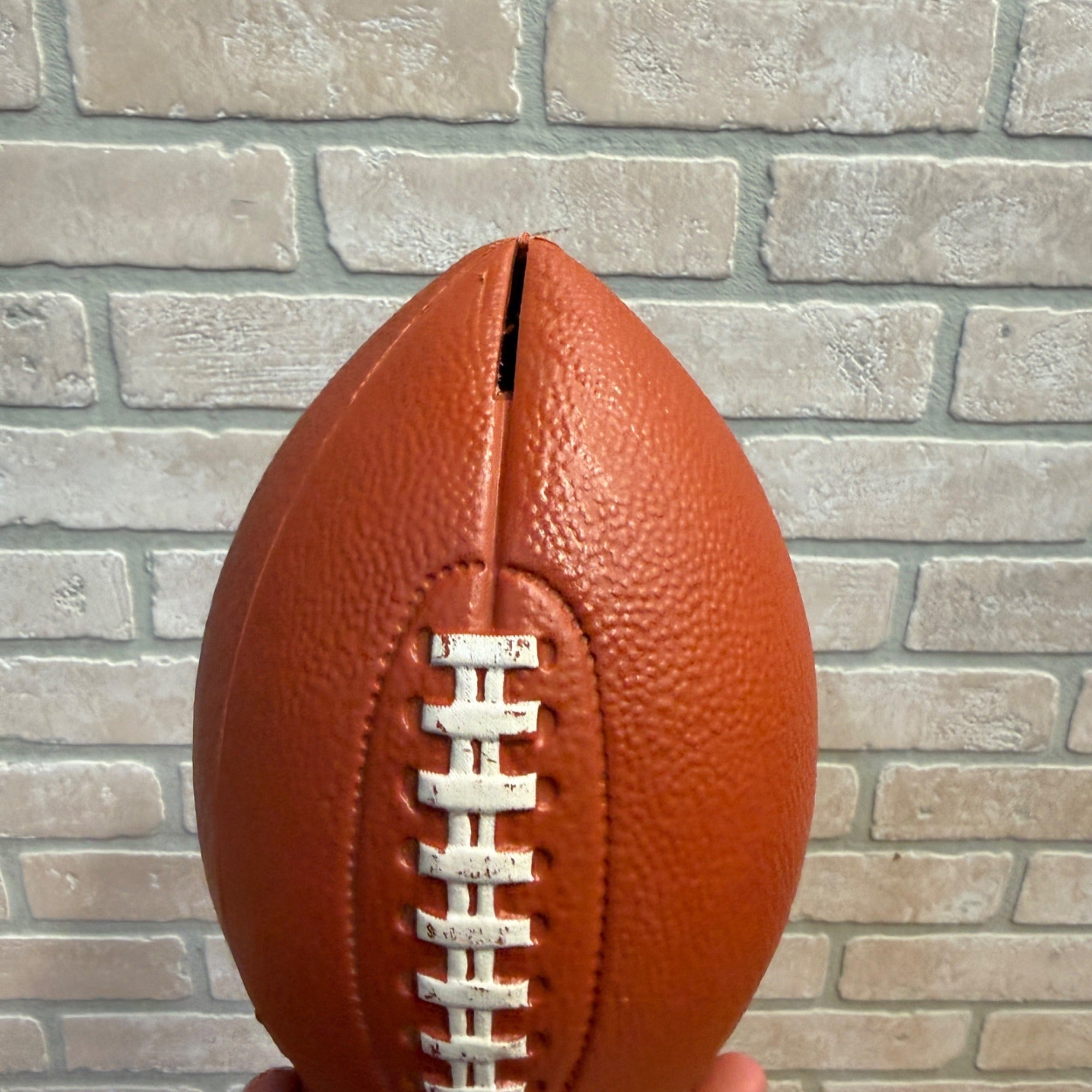 Vintage Plastic Pro Football Bank On Kicker's Tee Children's Savings NFL USA