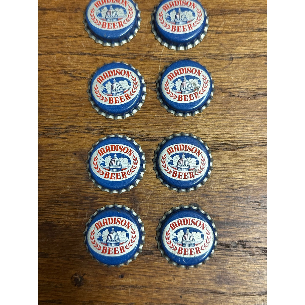 Vintage Fauerbach "Madison Beer" Wisconsin Beer Bottle Crown Top Caps Lot (10)