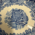 Antique 6" O'dourves Plate Castillo Petrus Regout Holland Blue Plate Ceramic