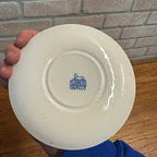Antique 6" O'dourves Plate Castillo Petrus Regout Holland Blue Plate Ceramic