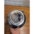 Vintage G. Bredemeijer Stainless Steel Teapot with Wrapped Handle Hilversum Holland MCM Tableware