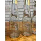 (3) Vintage 1970s Miller High Life 7oz Clear Beer Bottles Milwaukee Wis