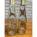 (3) Vintage 1970s Miller High Life 7oz Clear Beer Bottles Milwaukee Wis
