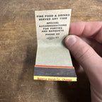 Vintage TA Wonder Super Club Little Chute  Wis Advertising Matchbook Cover