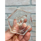 Vintage Childs Miniature Glass Candle Sticker Holder