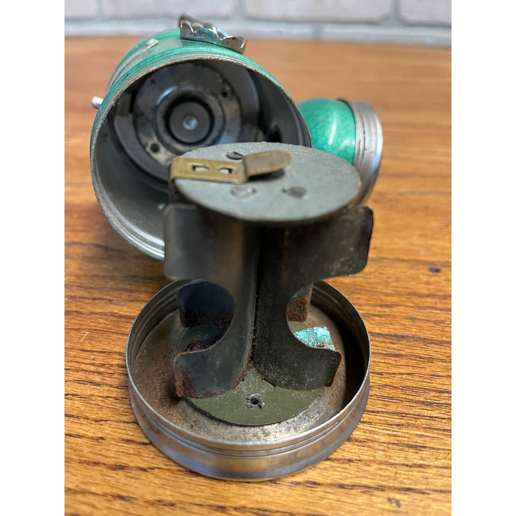 Vintage 1960s Handheld DIAMOND Flashlight Lantern Camping Small 4.5" Light