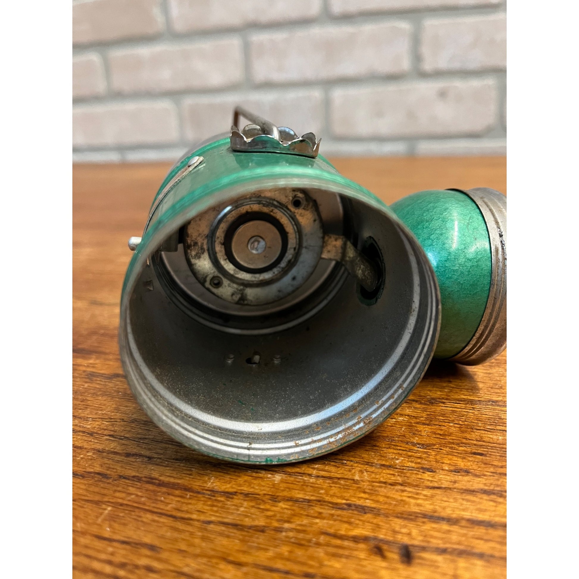 Vintage 1960s Handheld DIAMOND Flashlight Lantern Camping Small 4.5" Light