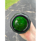 Vintage Emerald Green Glass Seltzer Bottle Whistle Bottling CO. Milwaukee, Wis. 28 Oz Size WI