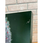 Vintage Christmas Department Store Gift Box Empty Aluminum Tree & Toys 1980s