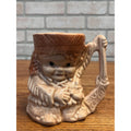 Vintage 1950s USA Brush McCoy Pottery Davy Crockett Figural Child's Mug