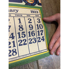 1920s Advertising Calendar Poster Fuller Goodman Farm Barn Dairy Scene