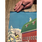 1920s Advertising Calendar Poster Fuller Goodman Farm Barn Dairy Scene