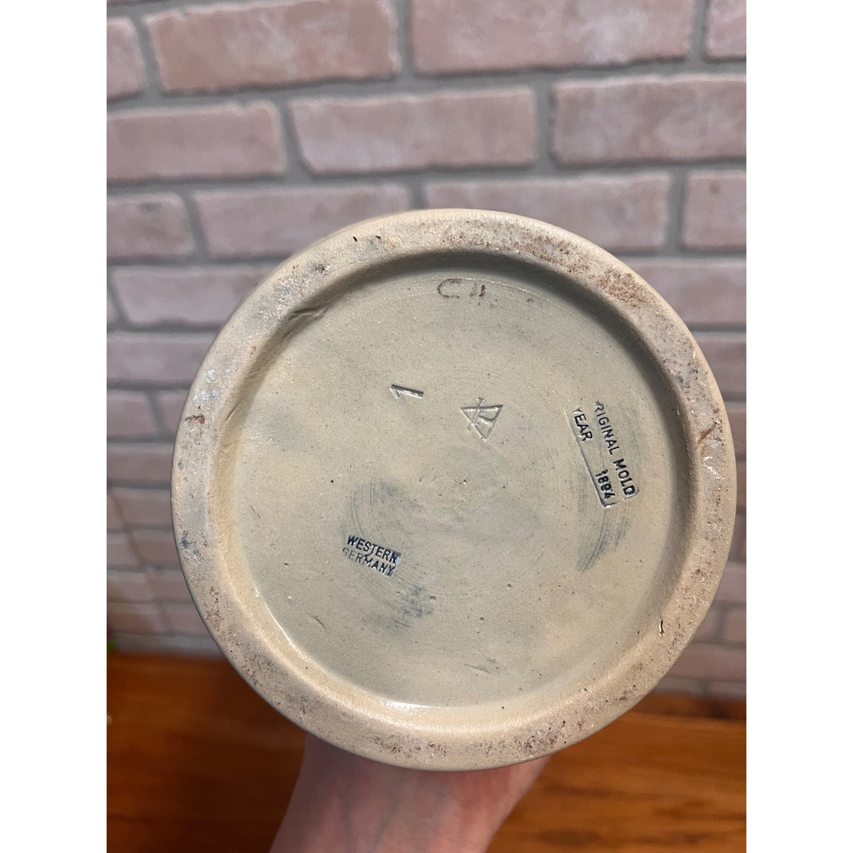 Vintage Jacob Thewalt German Stoneware 1 Liter Pitcher - Stein - Prosit - No Lid
