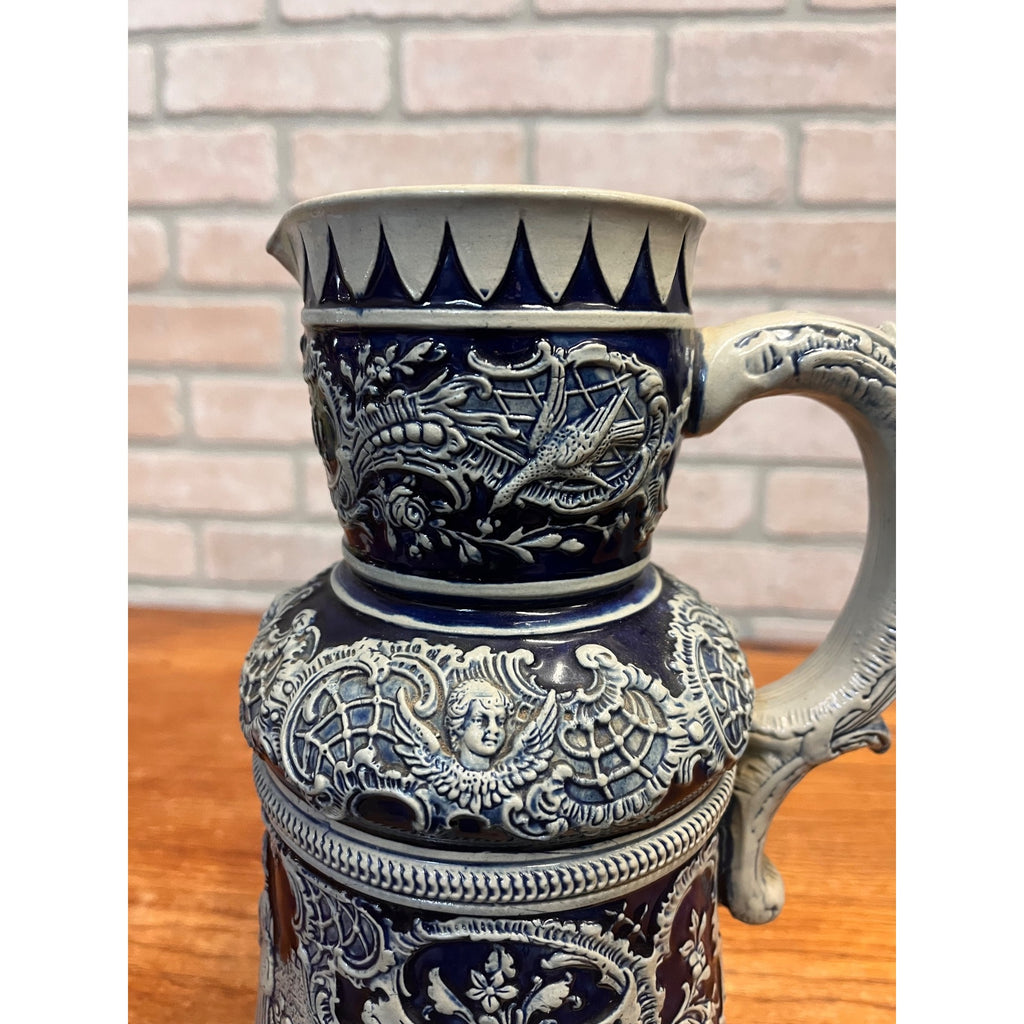 Vintage Jacob Thewalt German Stoneware 1 Liter Pitcher - Stein - Prosit - No Lid