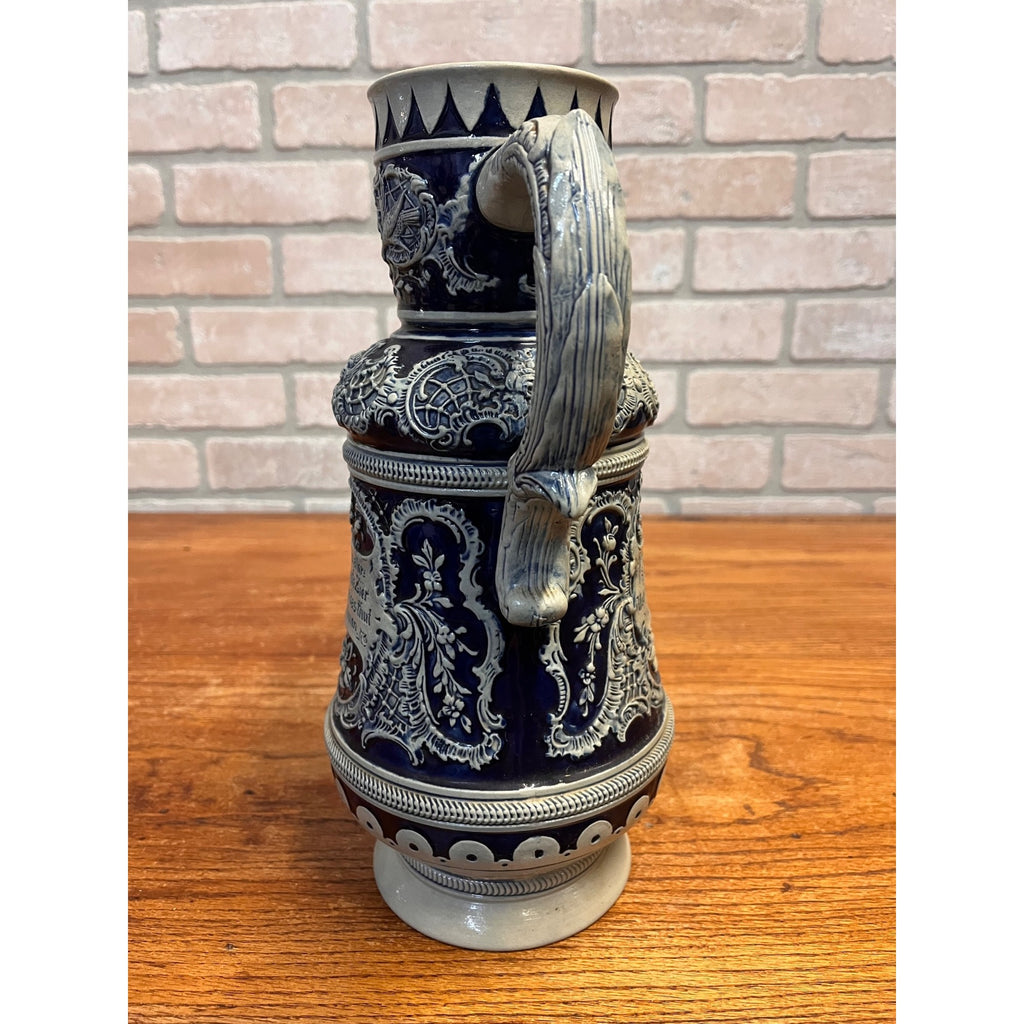 Vintage Jacob Thewalt German Stoneware 1 Liter Pitcher - Stein - Prosit - No Lid