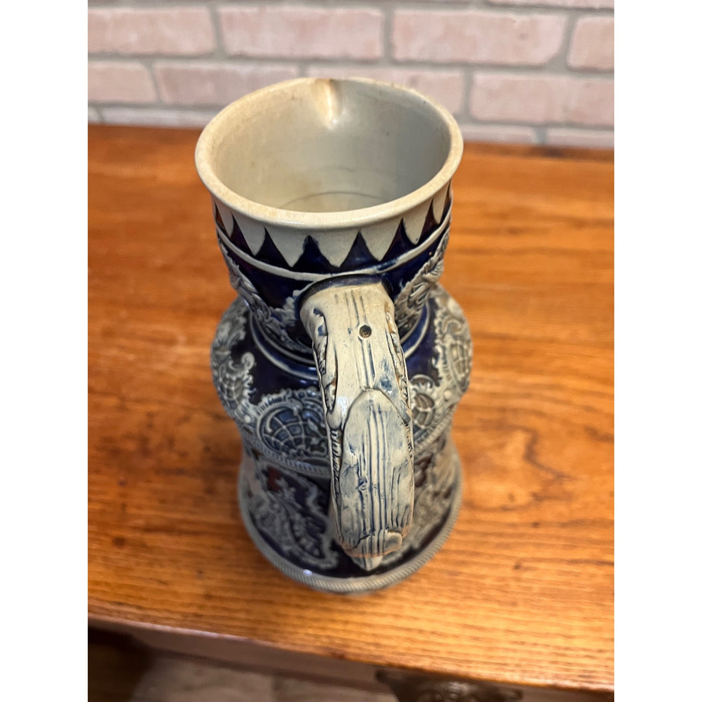 Vintage Jacob Thewalt German Stoneware 1 Liter Pitcher - Stein - Prosit - No Lid