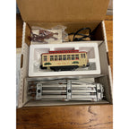 Lionel 6-11809 Christmas Village Motorized Trolley Set Train O-27 Gauge Track