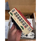 Lionel 6-11809 Christmas Village Motorized Trolley Set Train O-27 Gauge Track