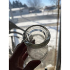 Vintage Cedarburg Dairy Co. Embossed Half Pint Milk Bottle Cedarburg, WI WIS
