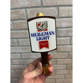 Vintage Heileman Light Premium Beer Wooden Tab Knob Handle
