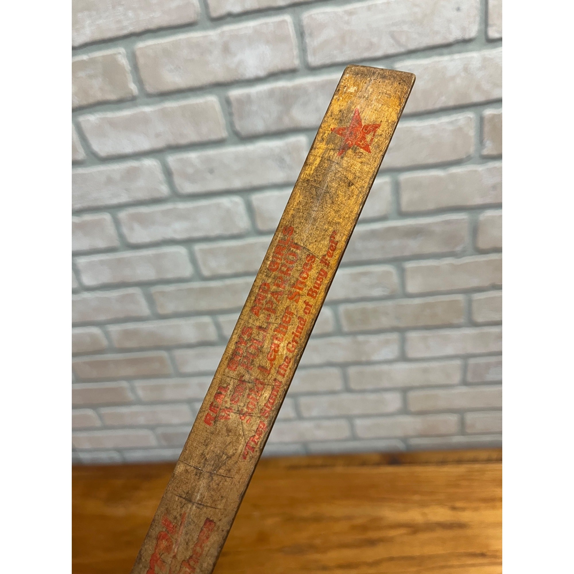 Vintage Wisconsin Wooden Advertising Ruler Winneconne Berch's Shoe Store Wis WI