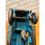 Antique 1920s Arcade Fageol Safety Coach Bus Blue Arcade Cast Iron 12.5" Driver