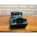 Antique 1920s Arcade Fageol Safety Coach Bus Blue Arcade Cast Iron 12.5" Driver