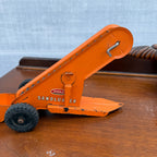 Vintage 1960s Tonka Toys Pressed Steel Toy Sand Loader Orange Construction Sandloader