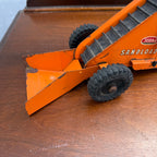 Vintage 1960s Tonka Toys Pressed Steel Toy Sand Loader Orange Construction Sandloader