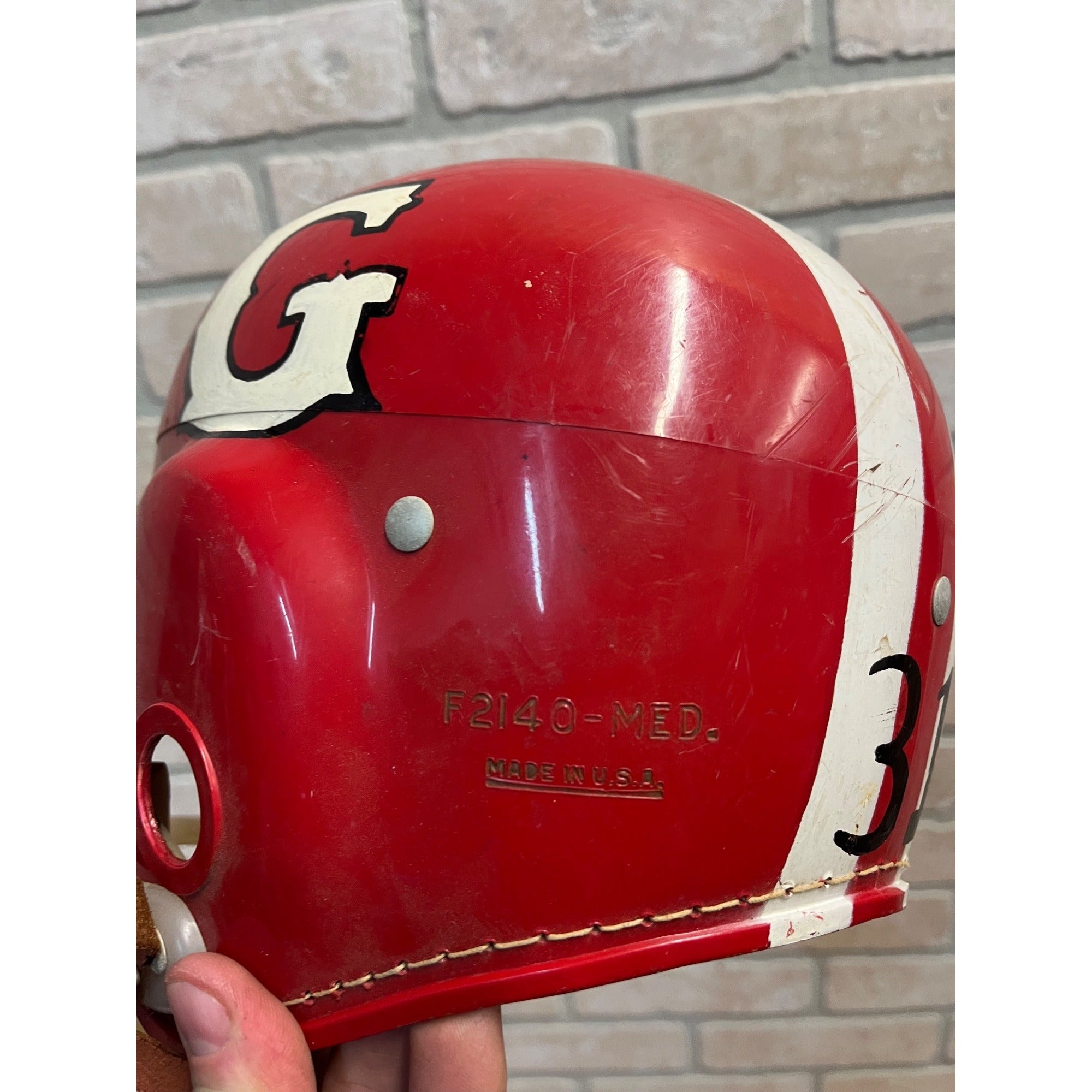 Vintage Football Plastic Helmets Shoulder Pads Youth Size Rawlings Wilson