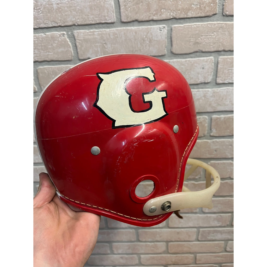 Vintage Football Plastic Helmets Shoulder Pads Youth Size Rawlings Wilson