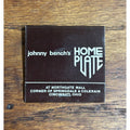 Vintage Johnny Bench's Home Plate Reds Matchbook Full Unstruck Matches