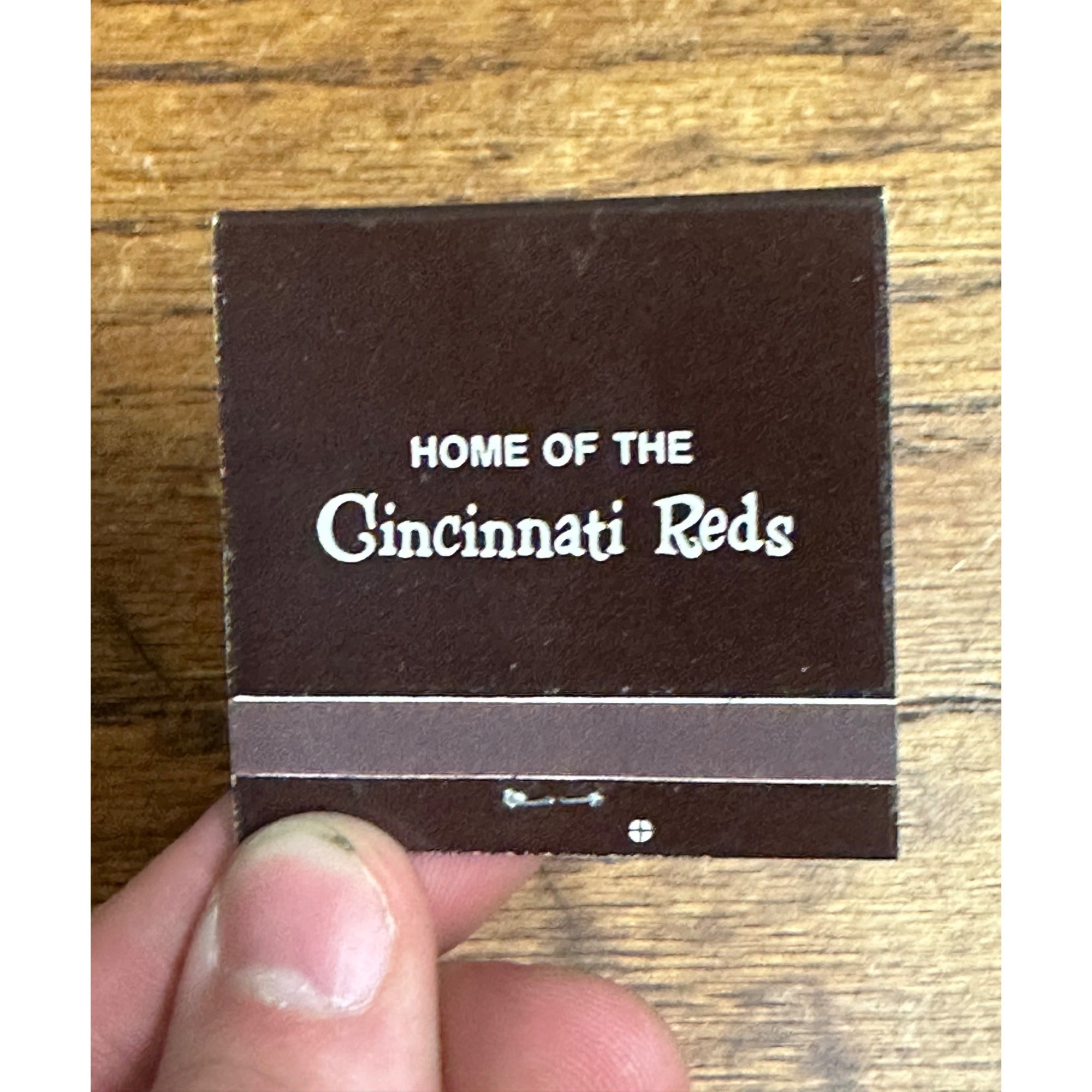 Vintage Johnny Bench's Home Plate Reds Matchbook Full Unstruck Matches