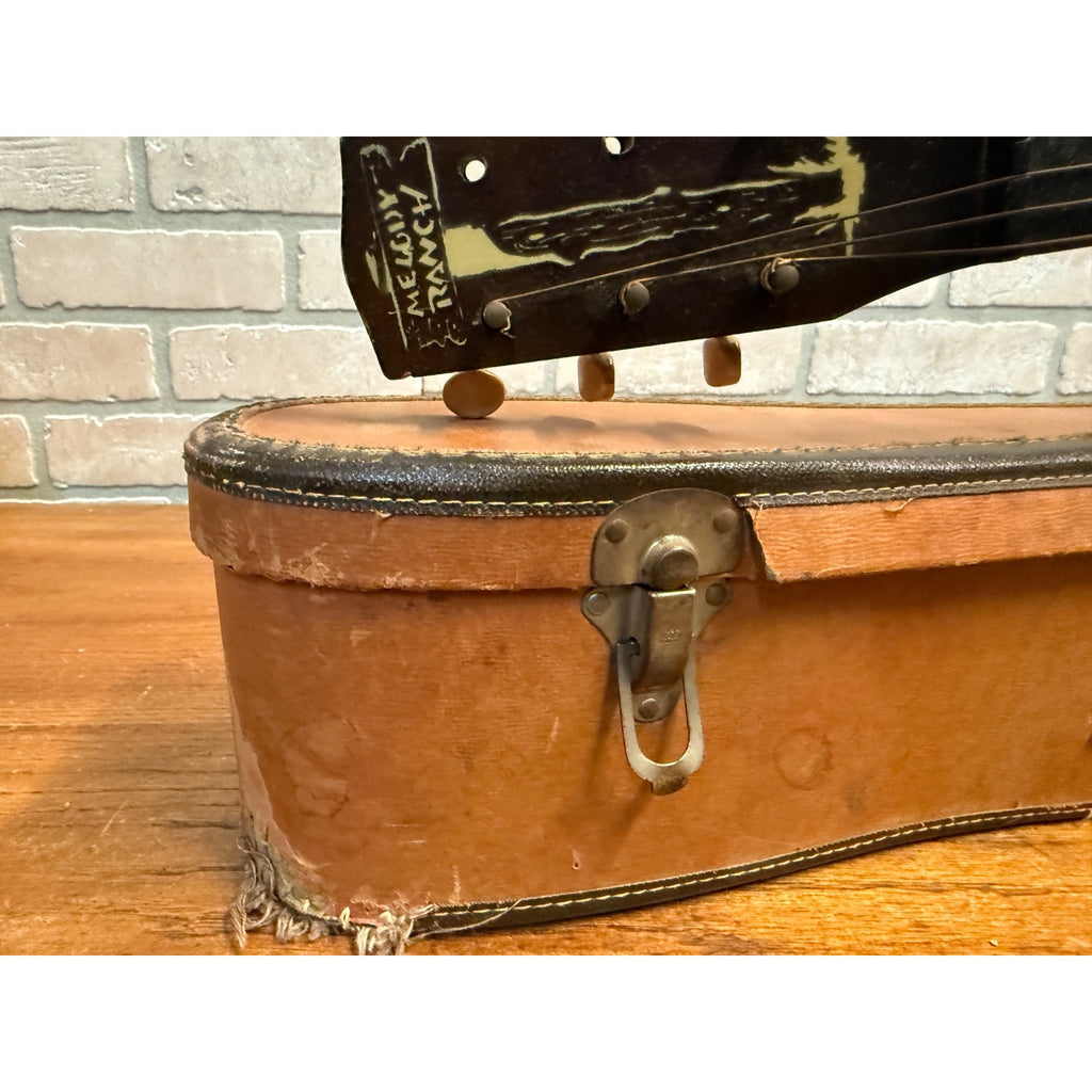 Vintage Gene Autry 1943 Melody Ranch Cowboy Parlor Youth Guitar For parts